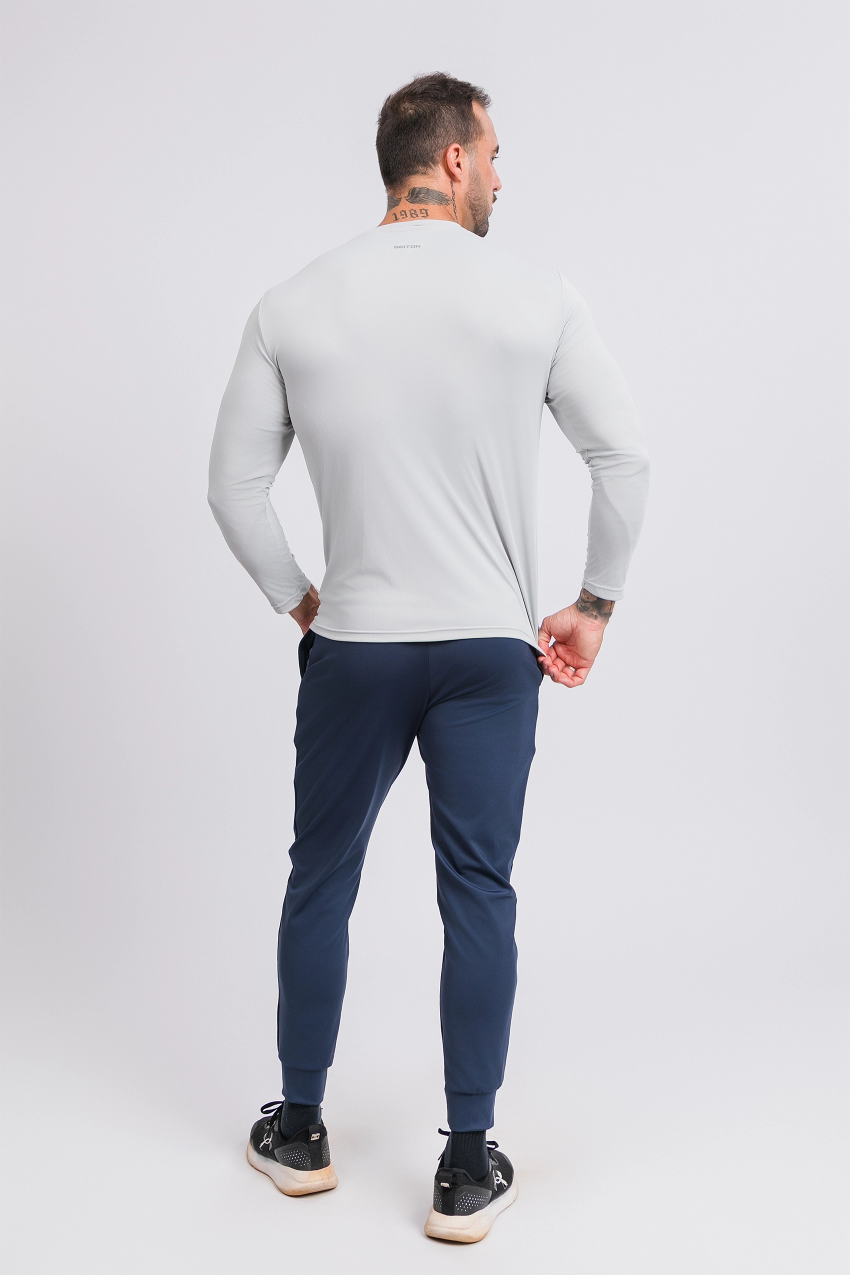 Calça Athleisure Tecido Malha High High Performance