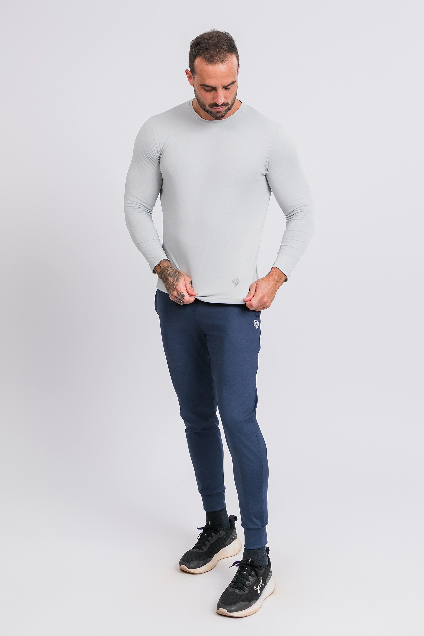 Calça Athleisure Tecido Malha High High Performance