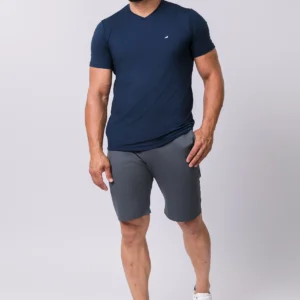 Camiseta Gola V Casual Tecido Modal Smart High