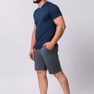 Camiseta Gola V Casual Tecido Modal Smart High