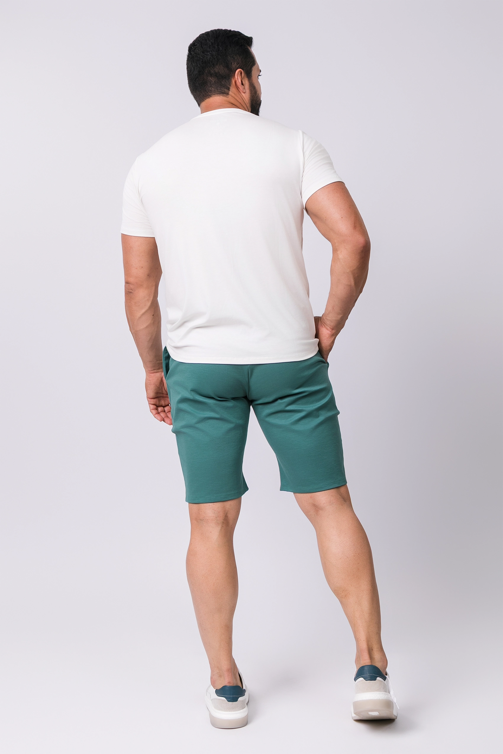 Camiseta Gola V Casual Tecido Modal Smart High
