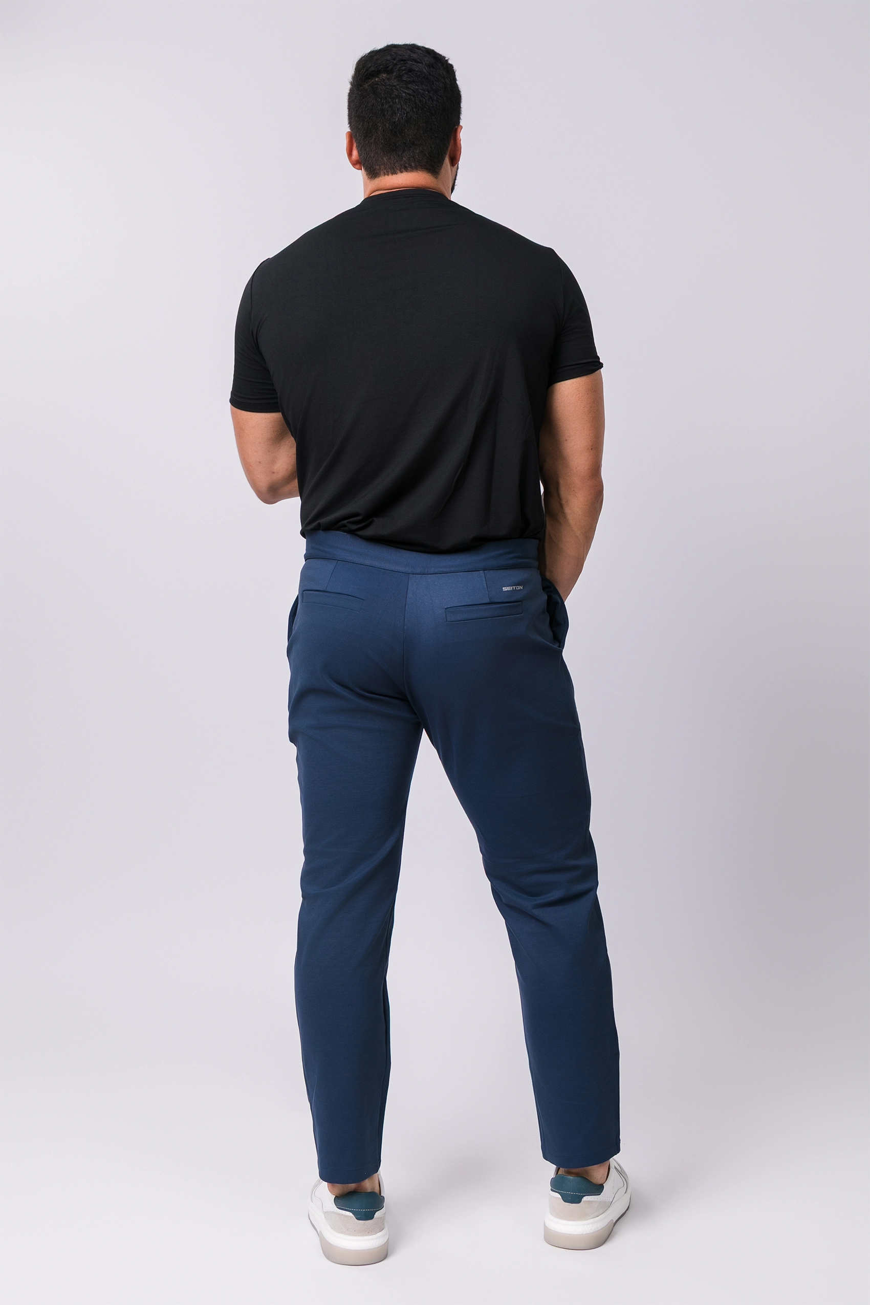 Camiseta Gola V Casual Tecido Modal Smart High