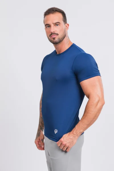 Camiseta Manga Curta Active Tecido Micro Delfos