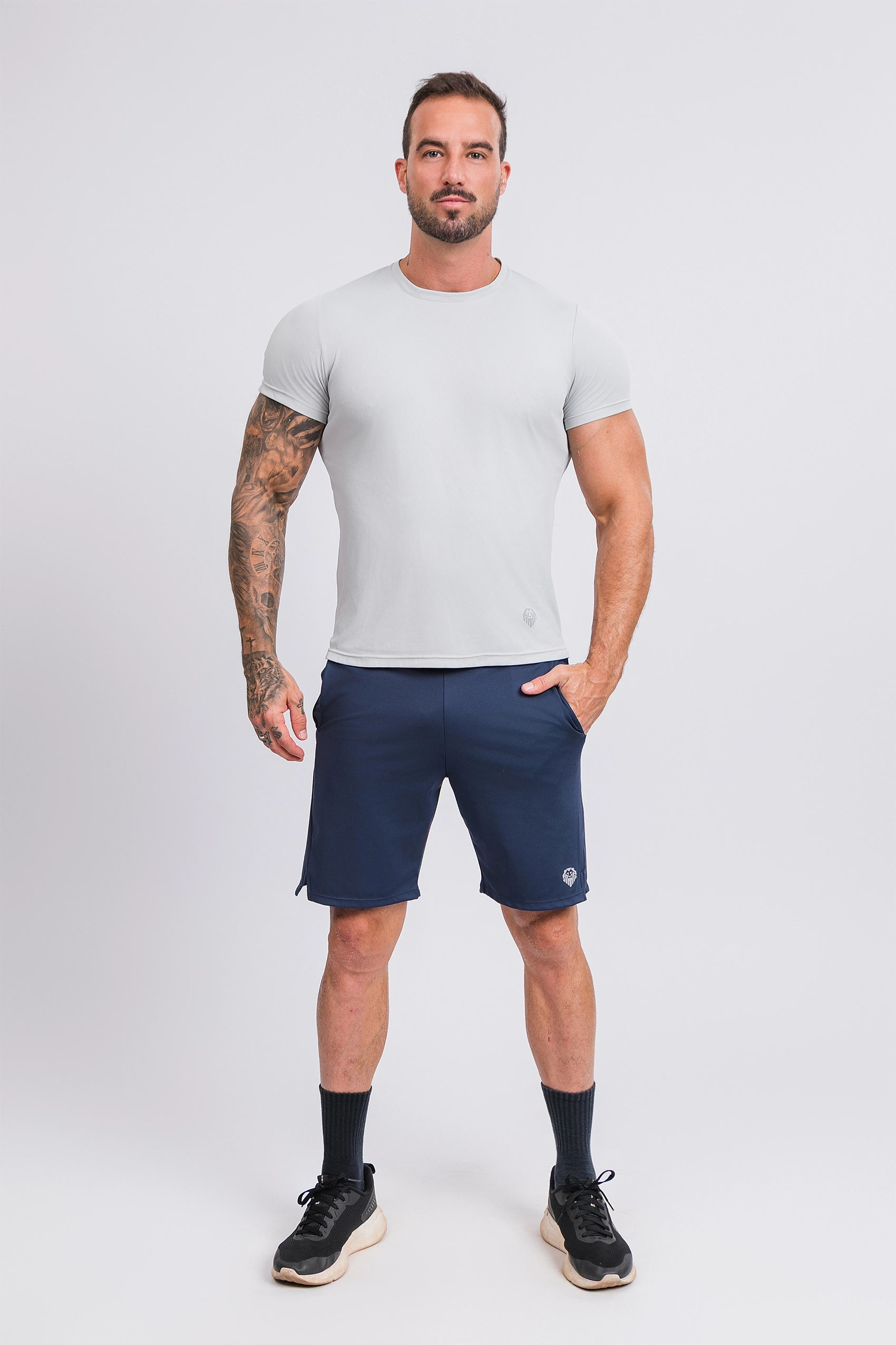 Camiseta Manga Curta Active Tecido Micro Delfos