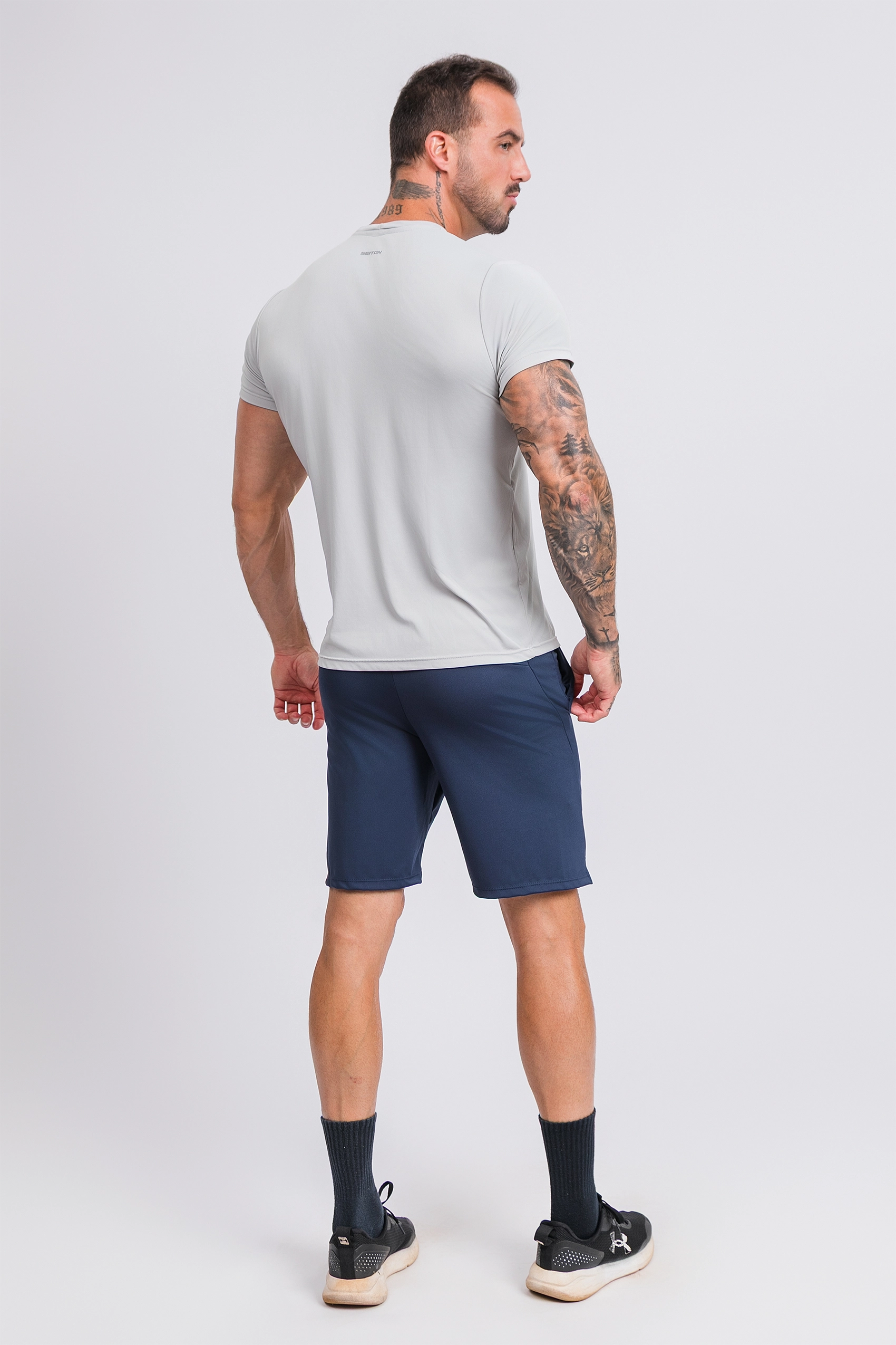 Camiseta Manga Curta Active Tecido Micro Delfos