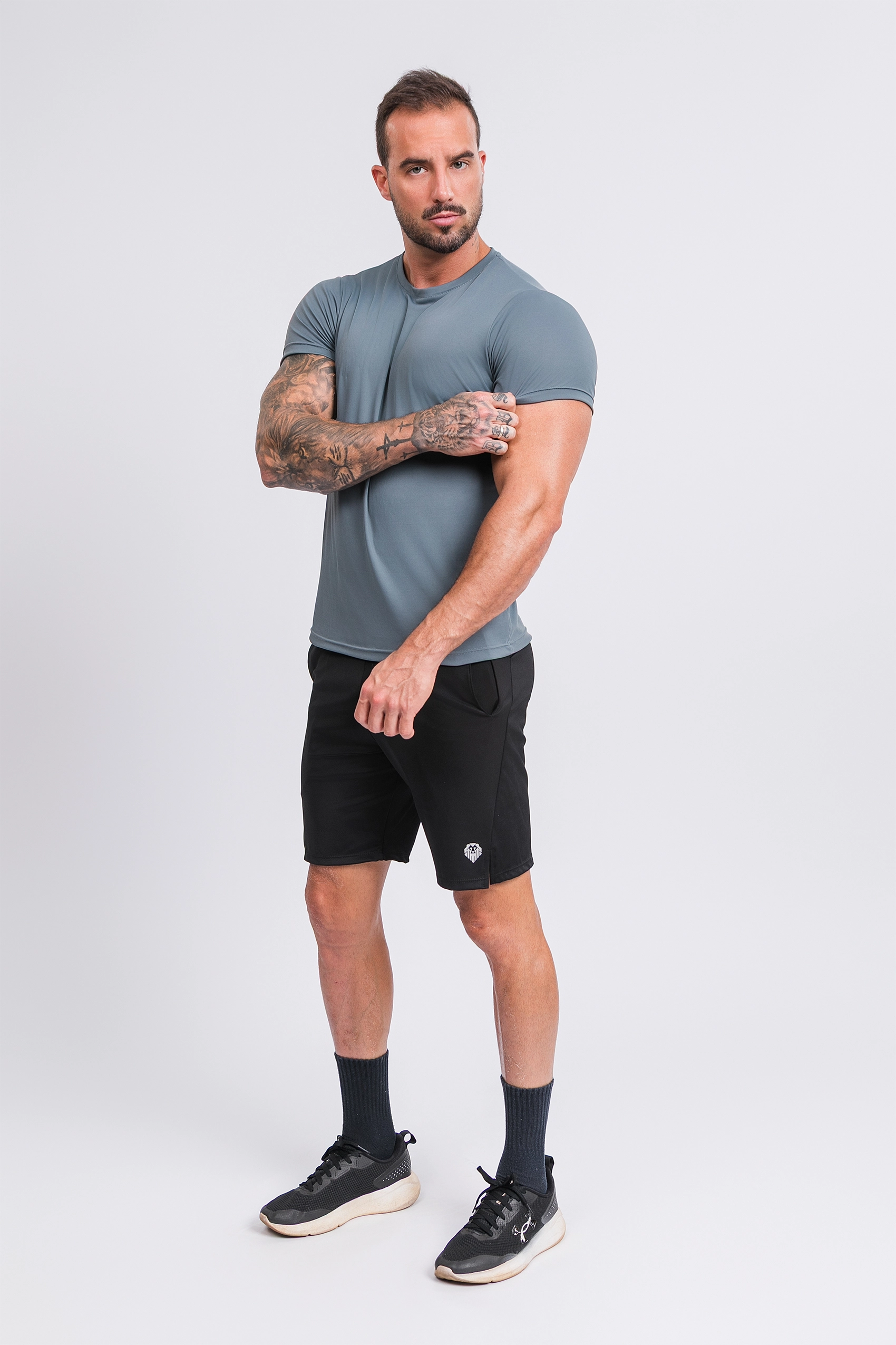Camiseta Manga Curta Active Tecido Micro Delfos
