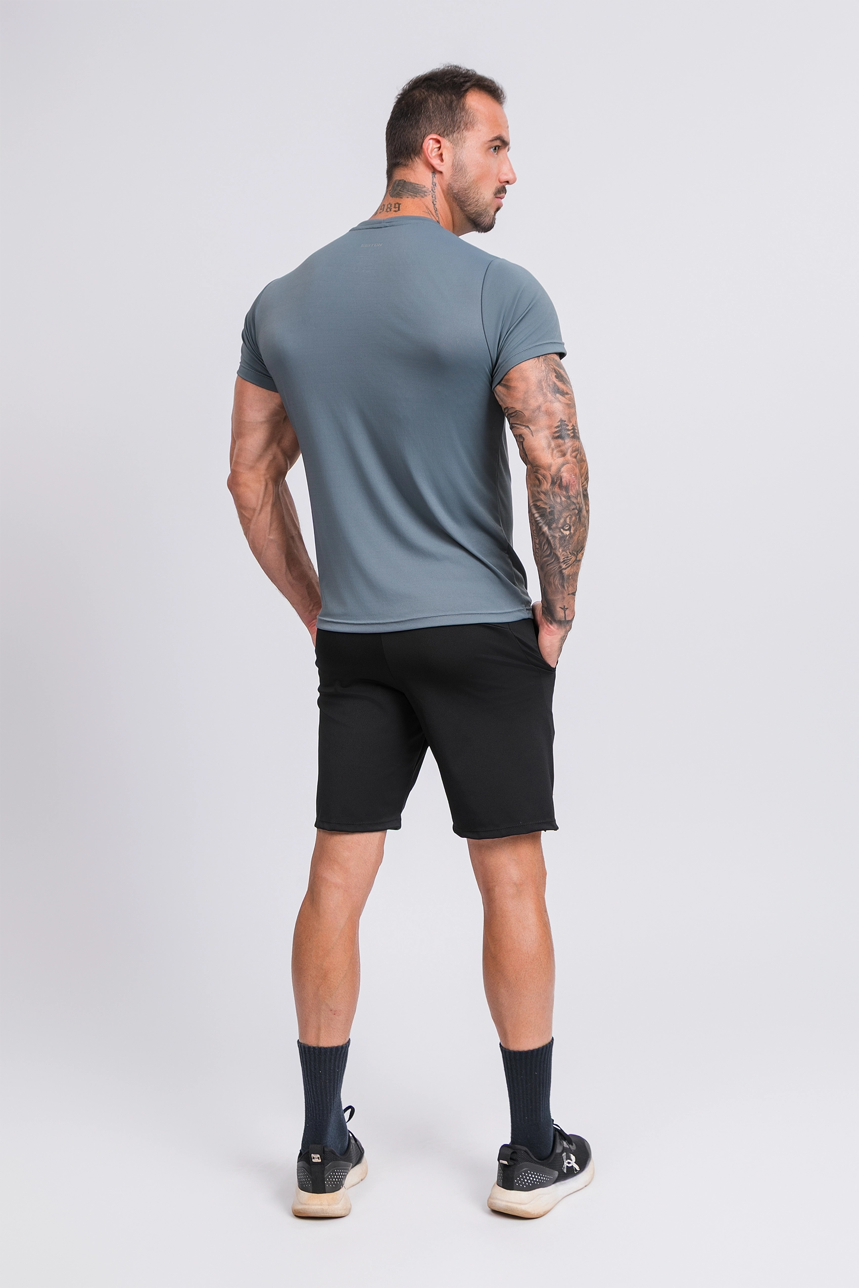 Camiseta Manga Curta Active Tecido Micro Delfos