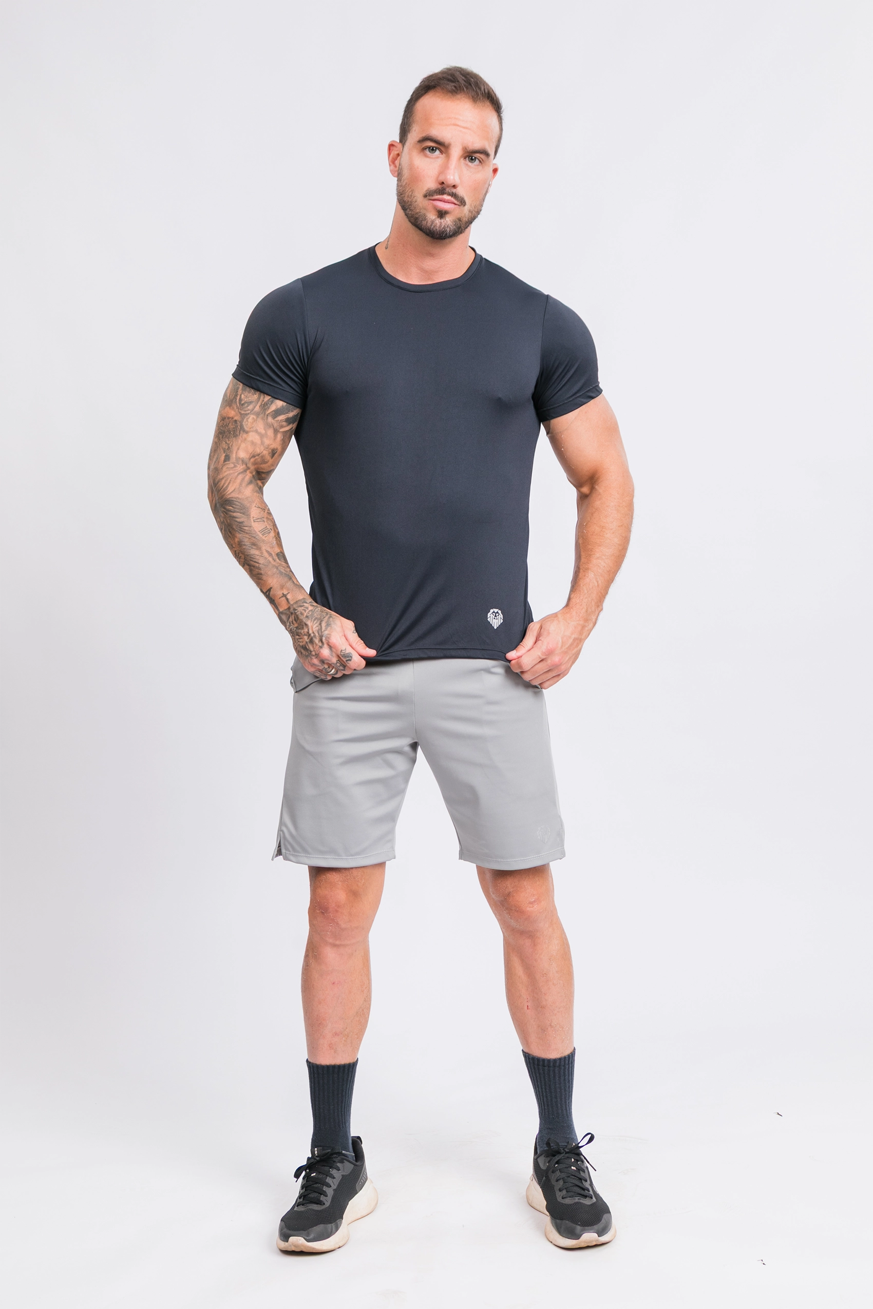 Camiseta Manga Curta Active Tecido Micro Delfos