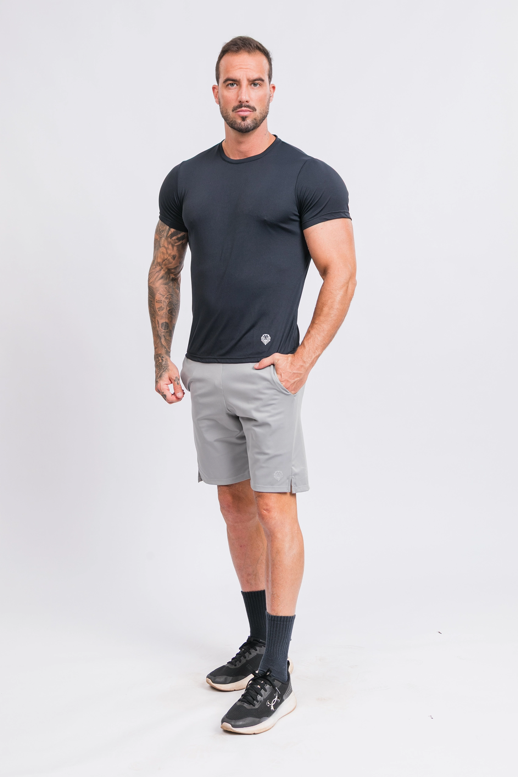 Camiseta Manga Curta Active Tecido Micro Delfos