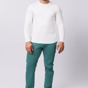 Camiseta Manga Longa Casual Tecido Modal Smart High