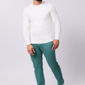 Camiseta Manga Longa Casual Tecido Modal Smart High
