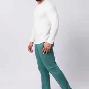 Camiseta Manga Longa Casual Tecido Modal Smart High