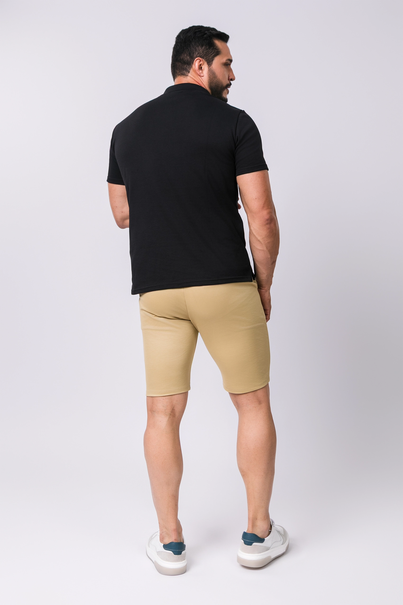 Camiseta Polo Tecido Algodão Suedine Fine Egípcio