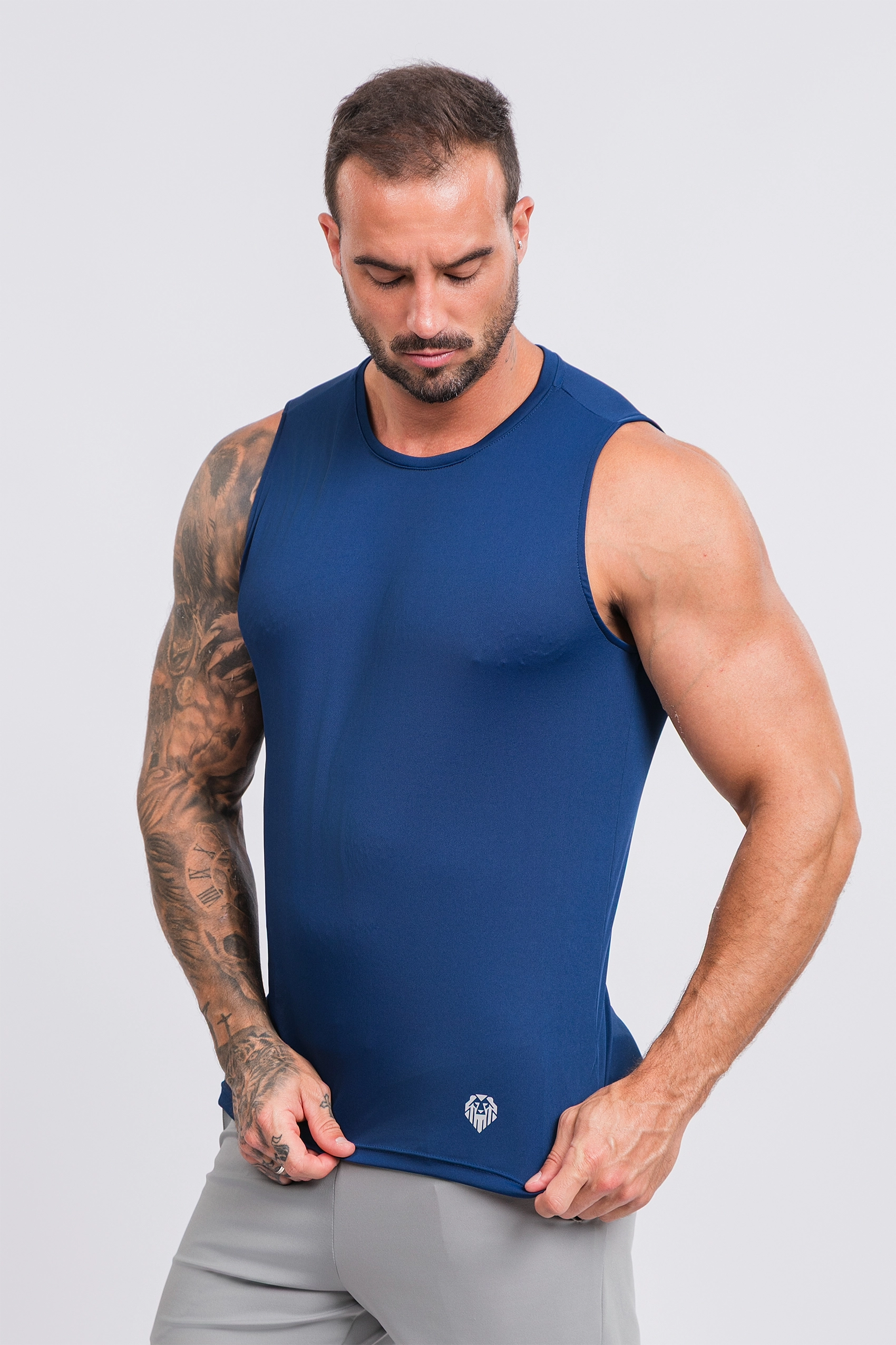 Camiseta Regata Active Tecido Micro Delfos